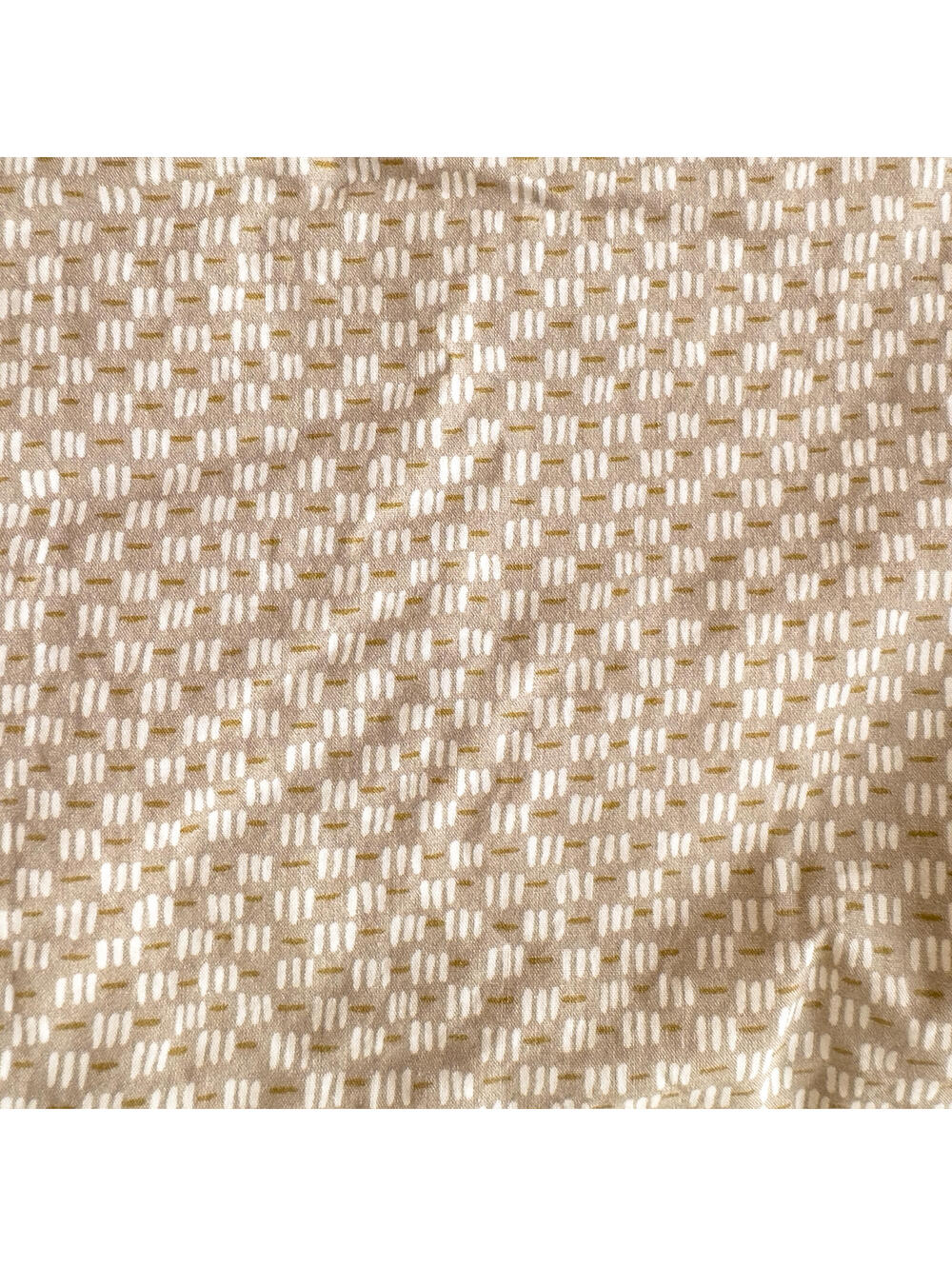 Parachute Tan Crosshatch Print Percale Pillowcases - Set of 2 - Picture 6 of 6